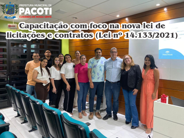 Capacitação com foco na nova lei de licitações e contratos (Lei nº 14.133/2021)